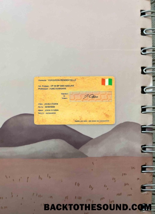 Scarica Cote D'ivoire ID foto-look Retro Campione mockup