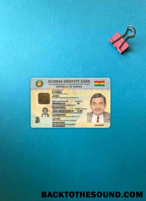 Scarica Ghana ID foto-look Fronte Campione anteprima