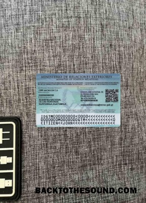 Scarica Guatemala consular Carta d'identità foto-look Retro Campione campione