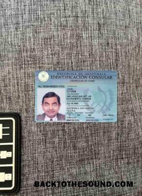 Scarica Guatemala consular Carta d'identità foto-look Fronte Campione mockup