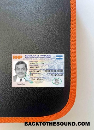 Scarica Honduras Identità Carta, Versione 2 foto-look Fronte Campione anteprima