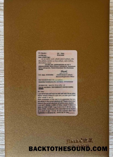 Scarica India Election ID WIth fonts foto-look Retro Campione anteprima