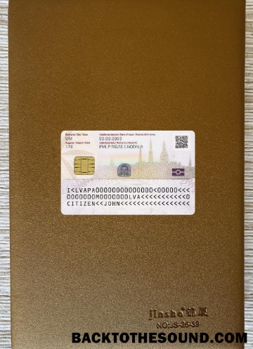 Scarica Lettonia Nuovo Carta d'identità foto-look Retro Campione modello