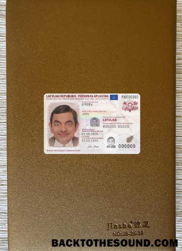 Scarica Lettonia Nuovo Carta d'identità foto-look Fronte Campione modello