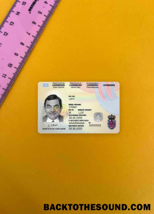Scarica Lussemburgo ID foto-look Fronte Campione mockup