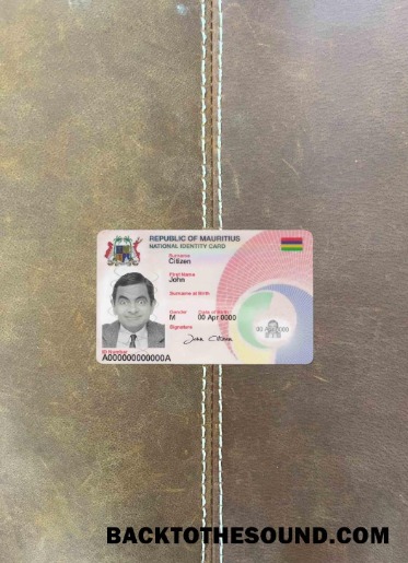 Scarica Mauritius ID foto-look Fronte Campione modello