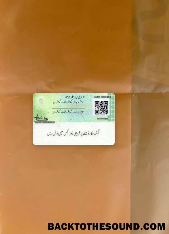 Scarica Pakistan nazionale Carta d'identità foto-look Retro Campione campione