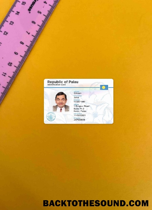Scarica Palau Carta d'identità foto-look Fronte Campione anteprima