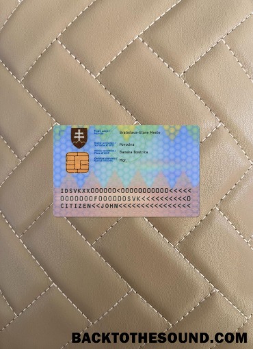 Scarica Slovacchia Carta d'identità 2022 Presente foto-look Retro Campione modello