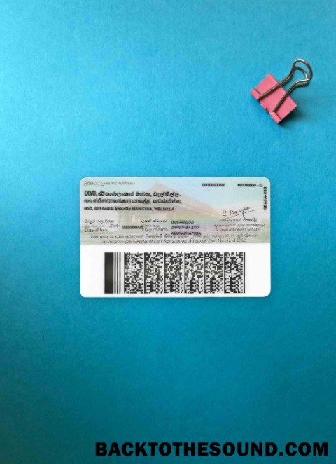 Scarica Sri Lanka ID foto-look Retro Campione design