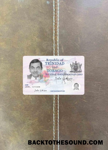 Scarica Trinidad e Tobago Carta d'identità foto-look Fronte Campione anteprima