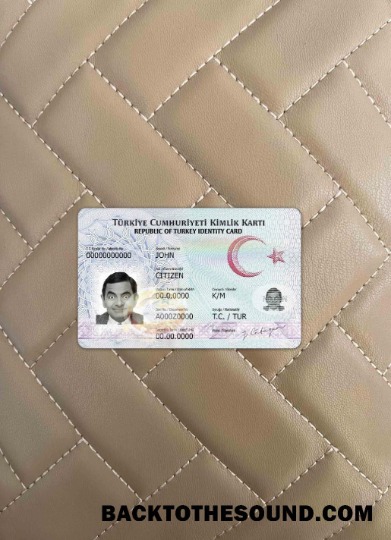Scarica Turchia ID foto-look Fronte Campione mockup