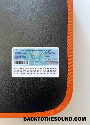 Scarica USA Passaporto Carta d'identità, Versione 2 foto-look Retro Campione modello