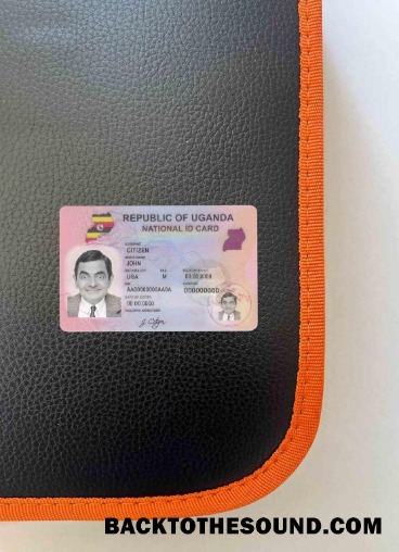 Scarica Uganda ID foto-look Fronte Campione modello