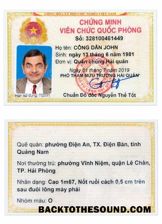 Düzenlenebilir İndir Vietnam Kimlik Kart PSD Şablon, Sürüm 3 (1) Örnek