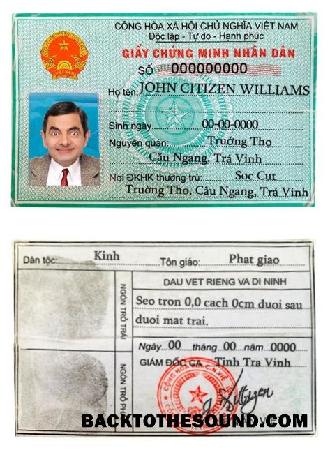 İndir Vietnam Kimlik (1) Örnek şablon