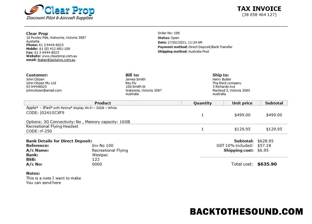 İndir Avustralya Clear Prop İndirim Pilot & Aircraft Malzemeler Şirket Örnek örnek