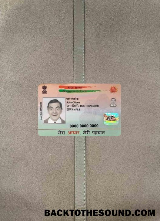 Λήψη Ινδία Aadhaar PVC Κάρτα φωτο-εμφάνιση Εμπρός Δείγμα προεπισκόπηση