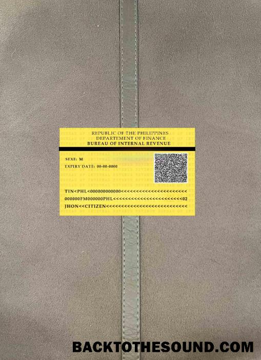 Λήψη Φιλιππίνες bureau of internal Έσοδα φωτο-εμφάνιση Πίσω Δείγμα πρότυπο