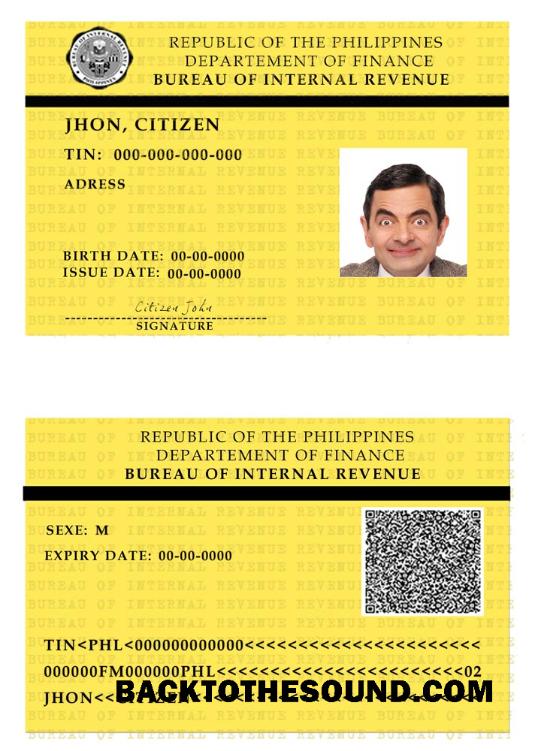 İndir Filipinler bureau of internal Gelir Örnek ön izleme