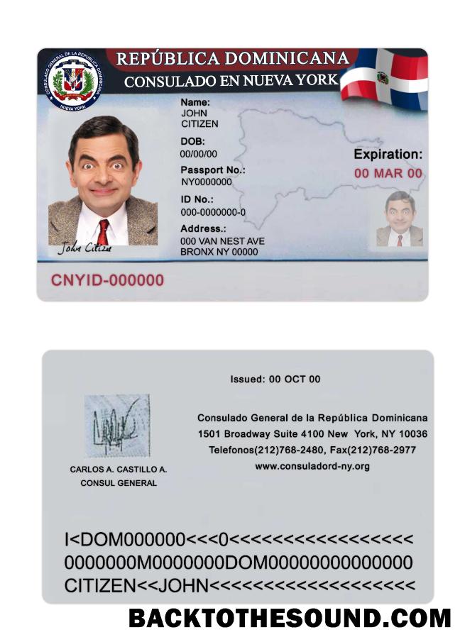 İndir Republica Dominicana consulado en Nueva York Örnek tasarım