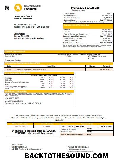 İndir Andorra BancSabadell d’Andorra Banka İpotek Hesap Özeti scr Örnek tasarım