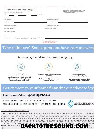 İndir Azerbaycan Amrahbank Banka İpotek Hesap Özeti, 3 pages, 3 scr Örnek örnek