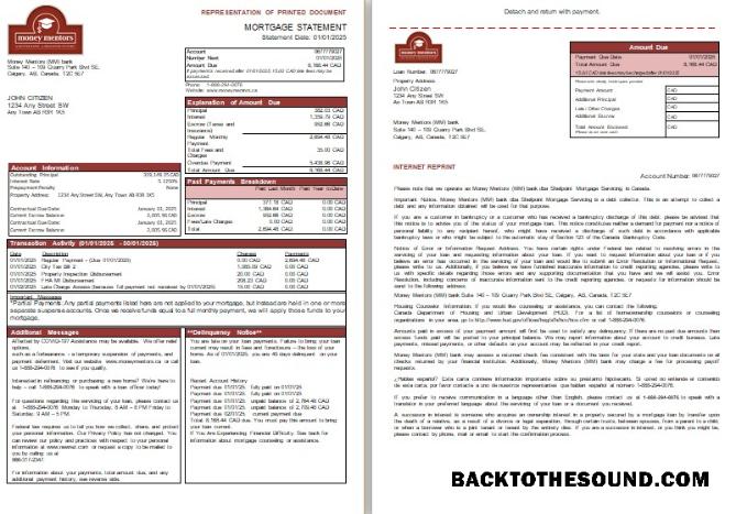 İndir Kanada Money Mentors (MM) Banka İpotek Hesap Özeti, 3 pages, 1 2 scr Örnek tasarım
