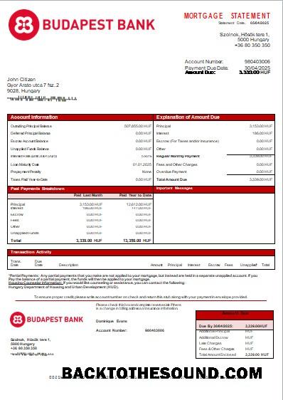 İndir Macaristan Budapest Banka – Szolnoki Fiók Banka İpotek Hesap Özeti scr Örnek taslak