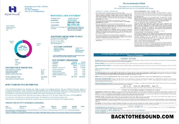 İndir İran Banka Sederat İpotek Hesap Özeti in Word and PDF Formatlar 1 2 Örnek tasarım