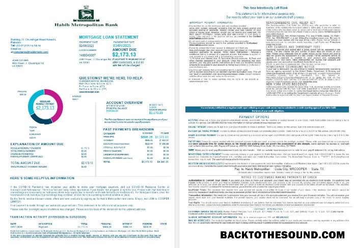 İndir Pakistan Habib Metropolitan İpotek Kredi Hesap Özeti in Word and PDF Formatlar , 4 pages 1 2 Örnek şablon