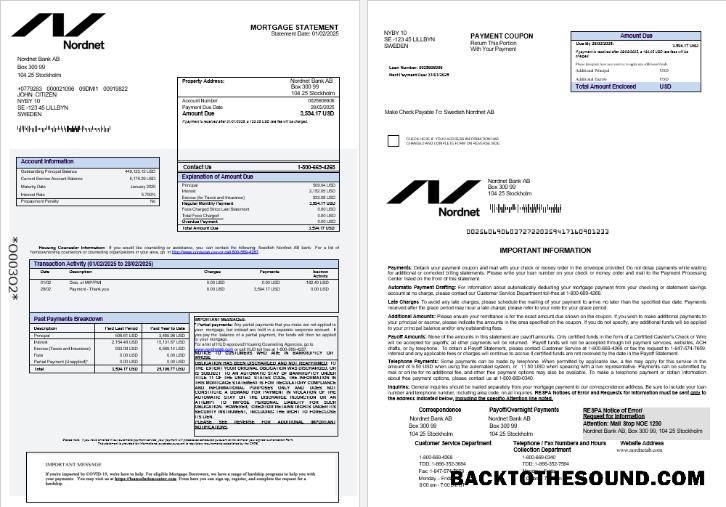 İndir Swedish Nordnet AB Banka İpotek Hesap Özeti in Word and PDF Formatlar 1 2 Örnek tasarım