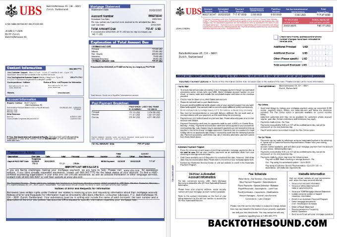 İndir Swiss UBS Banka İpotek Hesap Özeti in Word and PDF Formatlar, 3 pages 1 2 Örnek tasarım