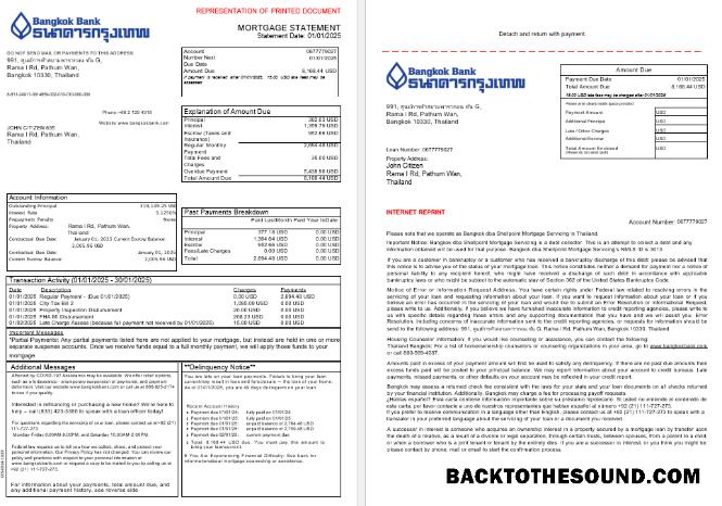 İndir Tayland Bangkok Banka İpotek Hesap Özeti in Word and PDF Formatlar, 3 pages 1 2 Örnek taslak