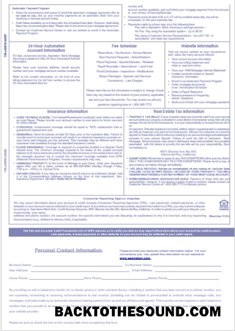 İndir ABD Aspiration Banka İpotek Hesap Özeti in Word and PDF Formatlar, 3 pages 3 Örnek taslak