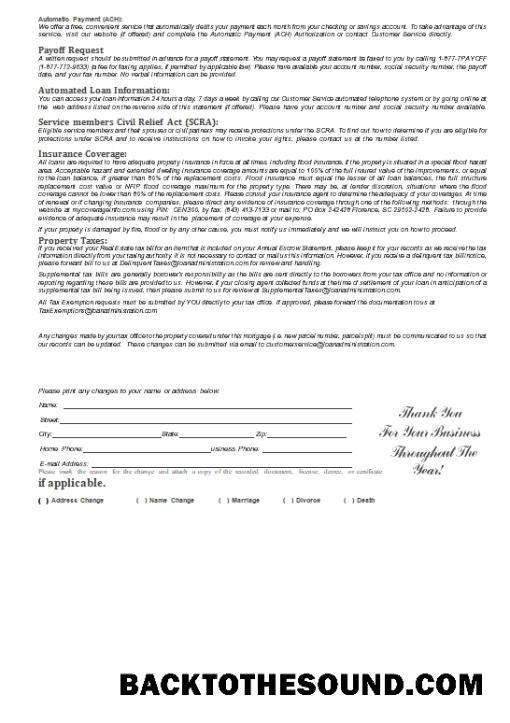İndir ABD Central Kredi Administration Kredi Hesap Özeti, 3 pages 3 Örnek örnek