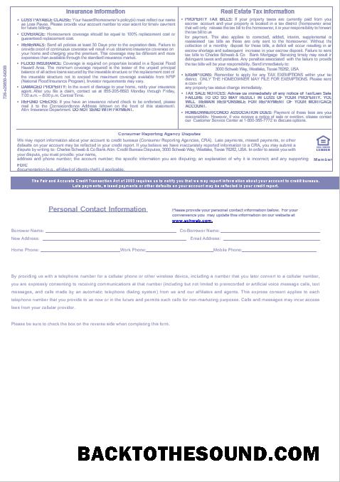 İndir ABD Charles Schwab & Co Banka İpotek Hesap Özeti in Word and PDF Formatlar, 3 pages 3 Örnek şablon