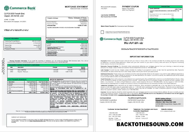 İndir ABD Commerce Banka İpotek Hesap Özeti in Word and PDF Formatlar 1 2 Örnek ön izleme