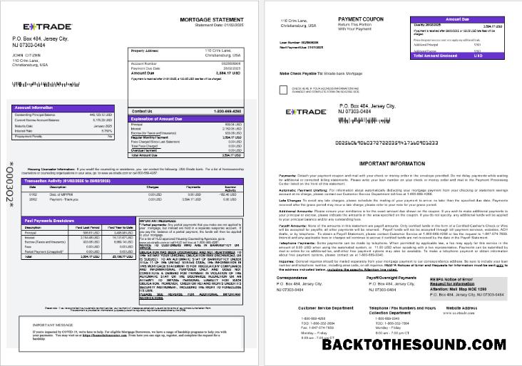 İndir ABD Etrade Banka İpotek Hesap Özeti in Word and PDF Formatlar 1 2 Örnek taslak