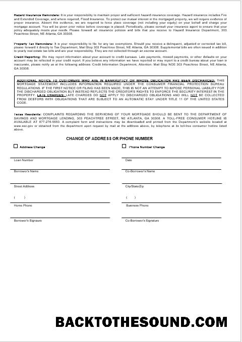 İndir ABD Georgian SunTrust Banka İpotek Hesap Özeti in Word and PDF Formatlar 3 Örnek şablon