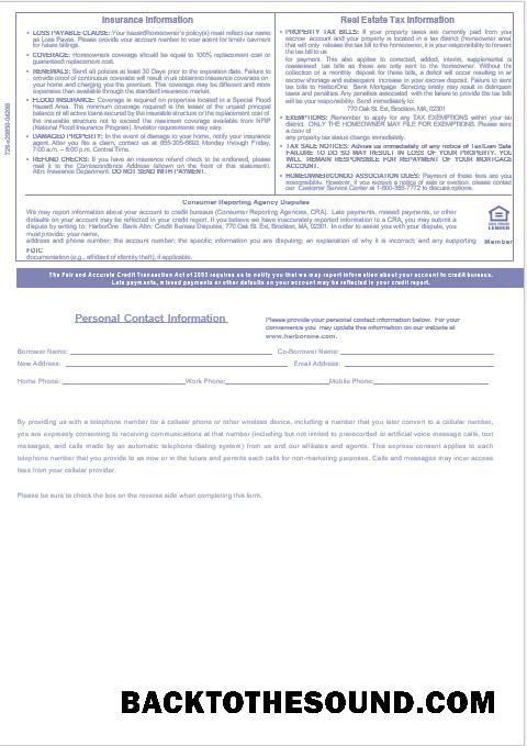 İndir ABD HarborOne Banka İpotek Hesap Özeti in Word and PDF Formatlar, 3 pages 3 Örnek ön izleme