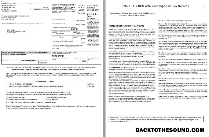 İndir ABD Iowa Wells Fargo Banka İpotek Faiz Hesap Özeti, 2 pages scr Örnek örnek