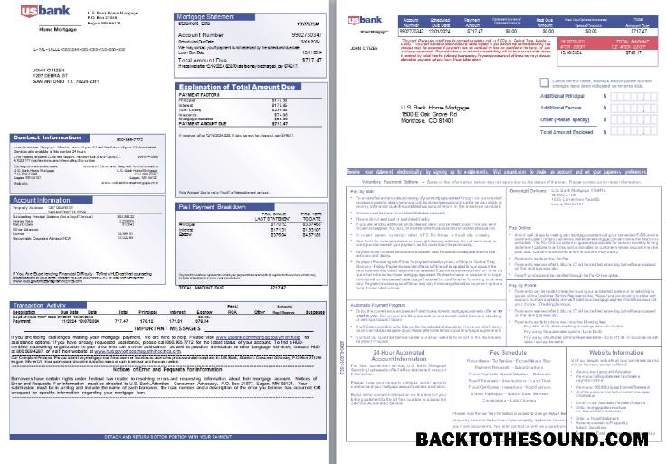 İndir ABD Missouri U.S. Banka Home İpotek Hesap Özeti, 3 pages scr Örnek şablon