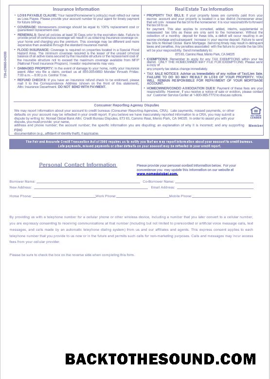 İndir ABD Nomad Global Banka İpotek Hesap Özeti in Word and PDF Formatlar, 3 pages 3 Örnek tasarım