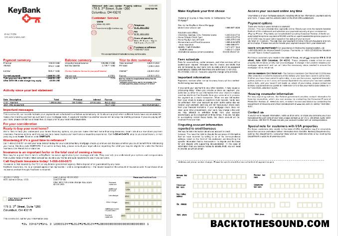 İndir ABD Ohio KeyBank Banka İpotek Hesap Özeti in Word and PDF Formatlar, 2 pages Örnek taslak