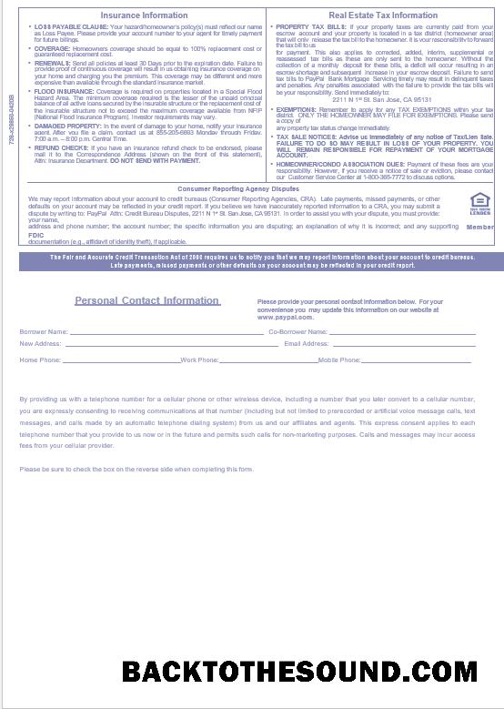 İndir ABD PayPal İpotek Hesap Özeti in Word and PDF Formatlar, 3 pages 3 Örnek şablon