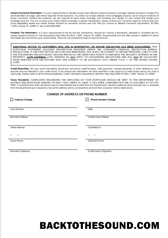 İndir ABD Suncoast Banka İpotek Hesap Özeti in Word and PDF Formatlar 3 Örnek taslak