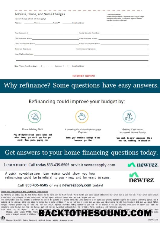İndir ABD Texas Newrez İpotek Hesap Özeti, 3 pages 3 scr Örnek şablon