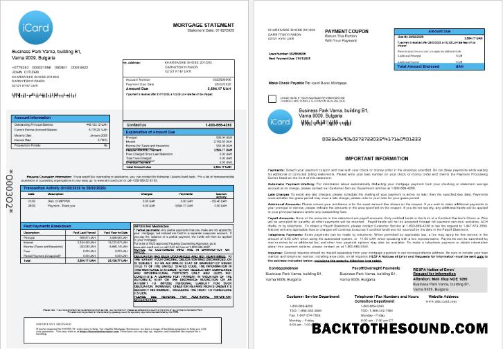 İndir Ukrayna Icard Banka İpotek Hesap Özeti in Word and PDF Formatlar 1 2 Örnek ön izleme