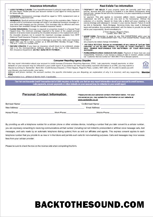 İndir Birleşik Krallık Santander Banka İpotek Hesap Özeti in Word and PDF Formatlar, 3 pages 3 Örnek taslak
